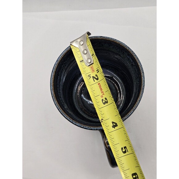 Cobalt Blue Mug Pottery Signed by Artist - Picture 13 of 13